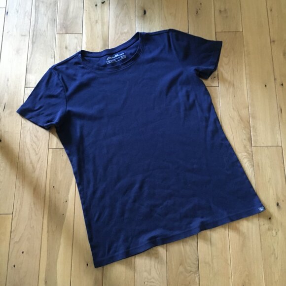 Eddie Bauer Dark Navy Blue Outdoor Essentials Short-Sleeve Tee - Picture 12 of 16